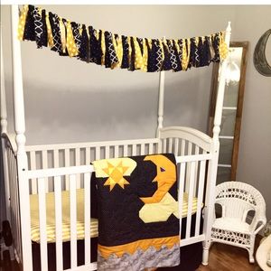 Handmade crib garland